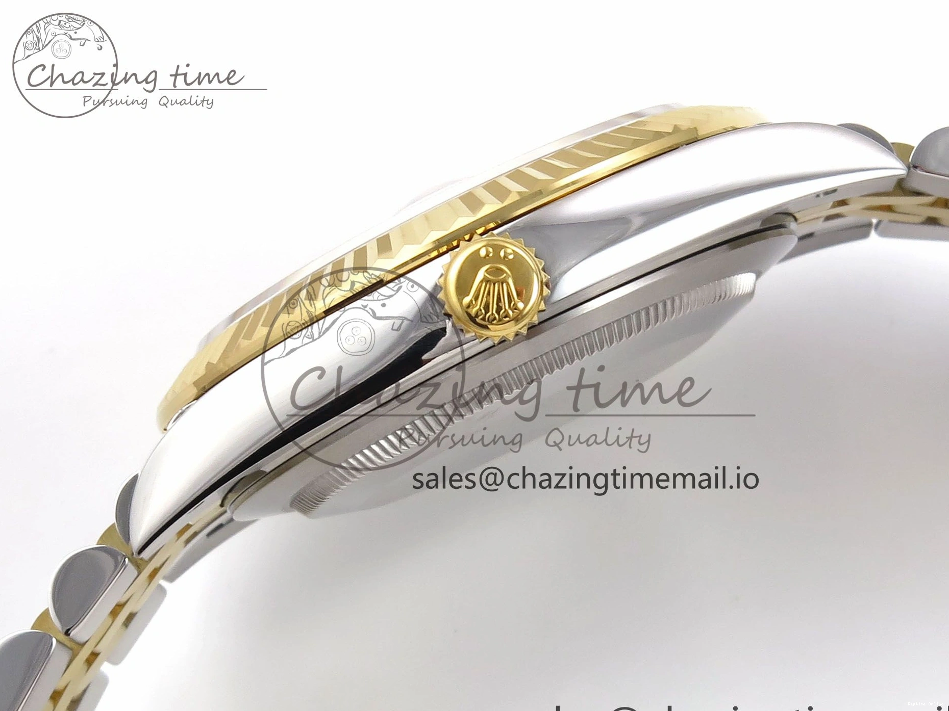 0116 DateJust 41 126333 EWEF Best Edition YG Texuted Dial on SS YG Jubilee Bracelet A Snug 992